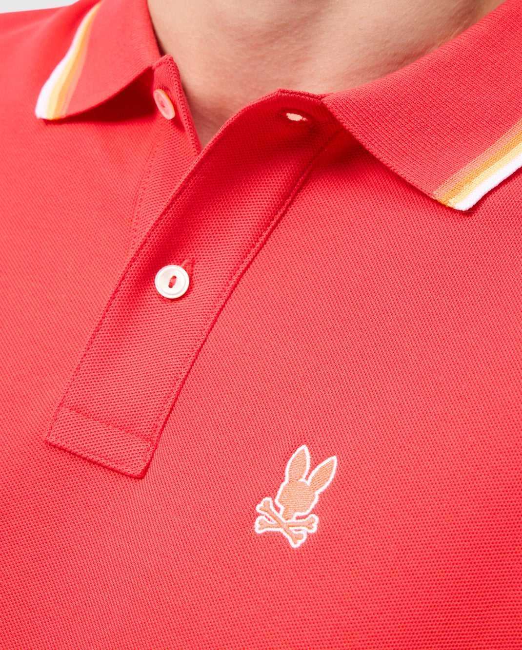 Polos Psycho Bunny Granbury Pique Polo Hibiscus Homme | PIC-87597341